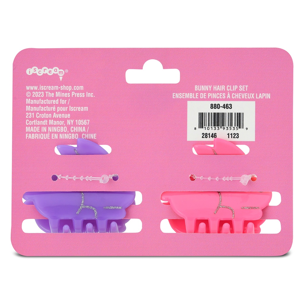 Bunny Hair Clip Set | Iscream